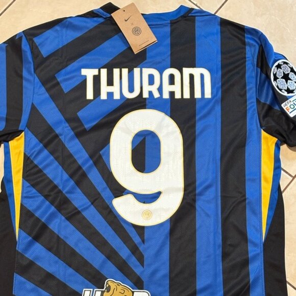 Francia France Inter Milan Marcus Lilian Thuram Ulien Jersey # 9 , Unisex - Picture 2 of 16